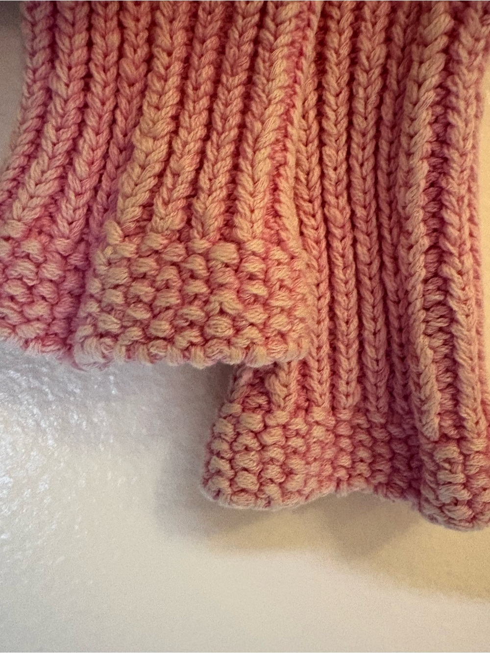 Pilcro Anthropologie Pink Cable Knit Cropped Cardigan Cotton Coquette  Y2K Sz XS - Picture 11 of 12